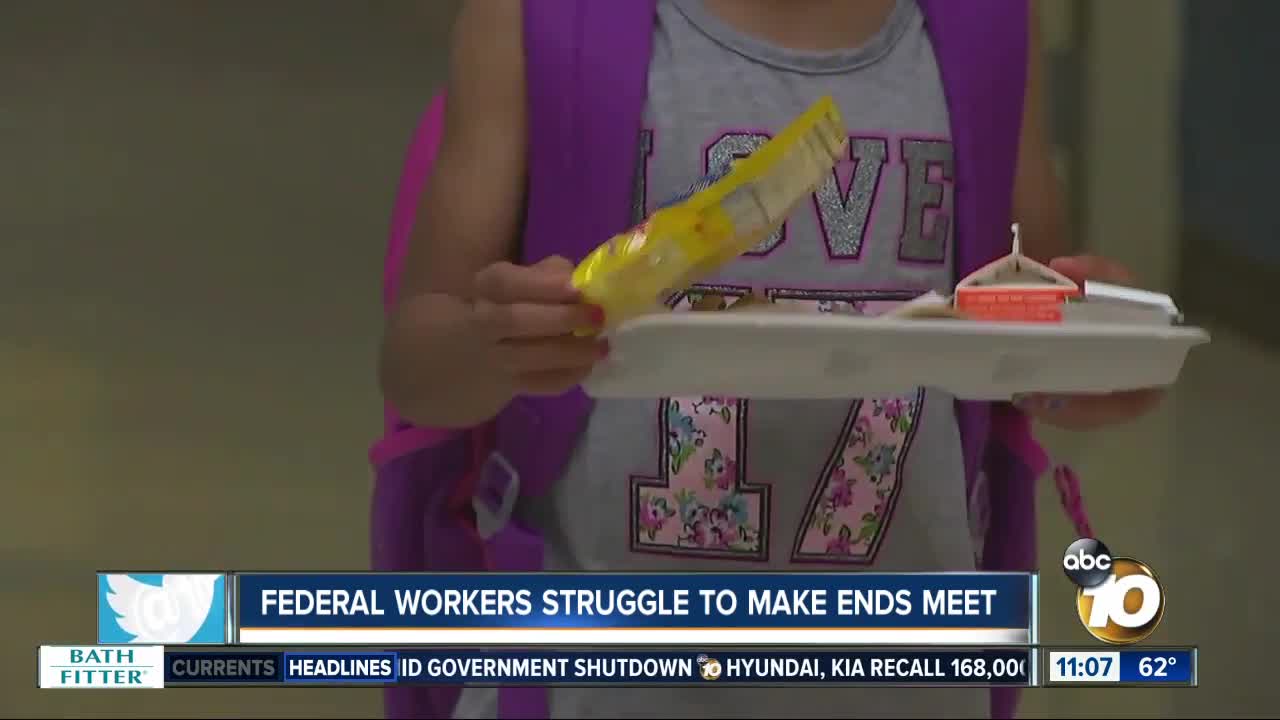 Federal workers struggle to make ends meet