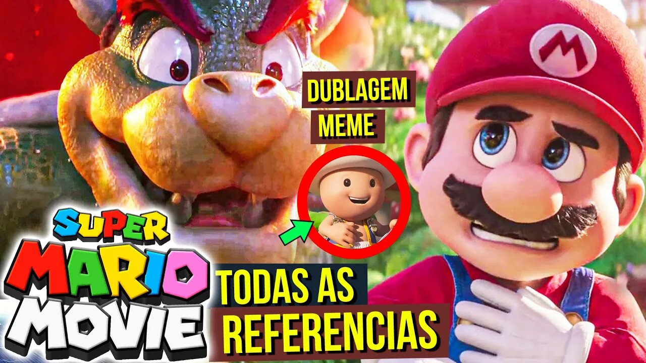 FILME do MARIO - Referencias do Trailer