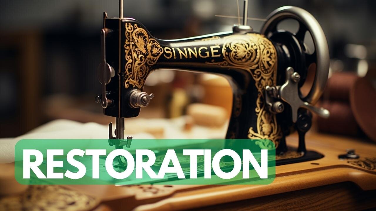 1894 SINGER Sewing Machine Restoration