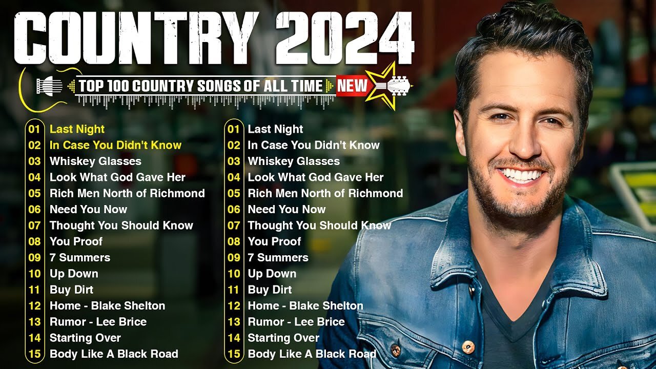 Country Music 2024 🎶 Luke Bryan, Morgan Wallen, Luke Combs, Kane Brown, Jason Aldean