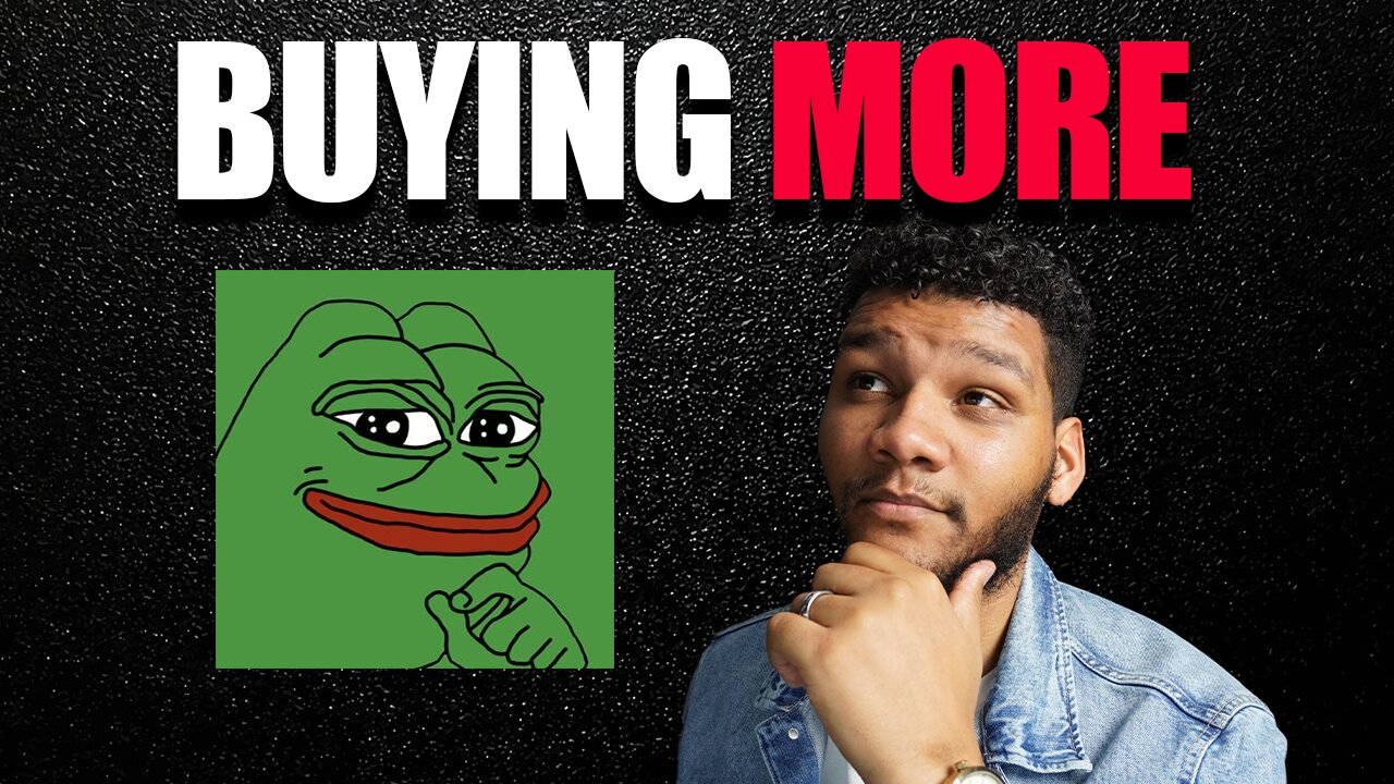 I Just Bought More PEPE!!! | I'm Ready For The Bull Market!