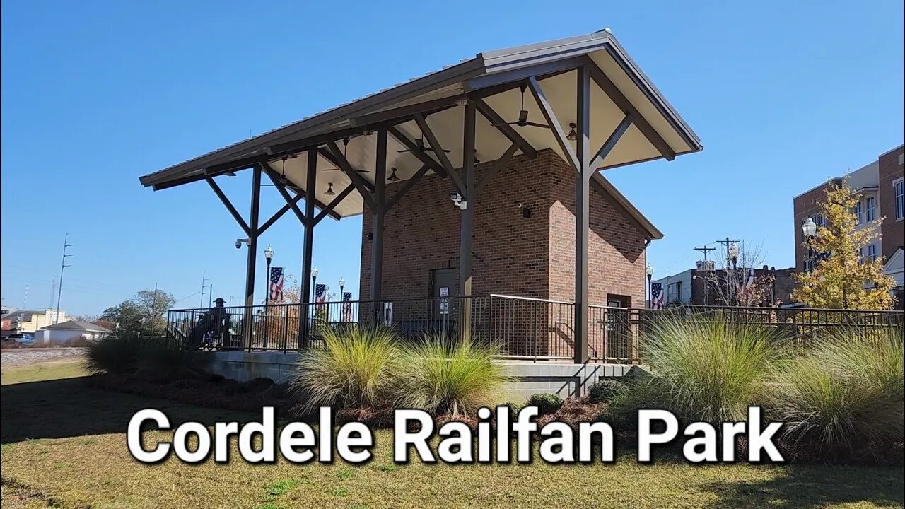 Cordele Georgia Railfan Park with NS Intermodal