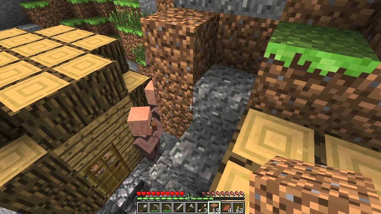 Minecraft Survival part 5 Village Problems [let's play season 2]