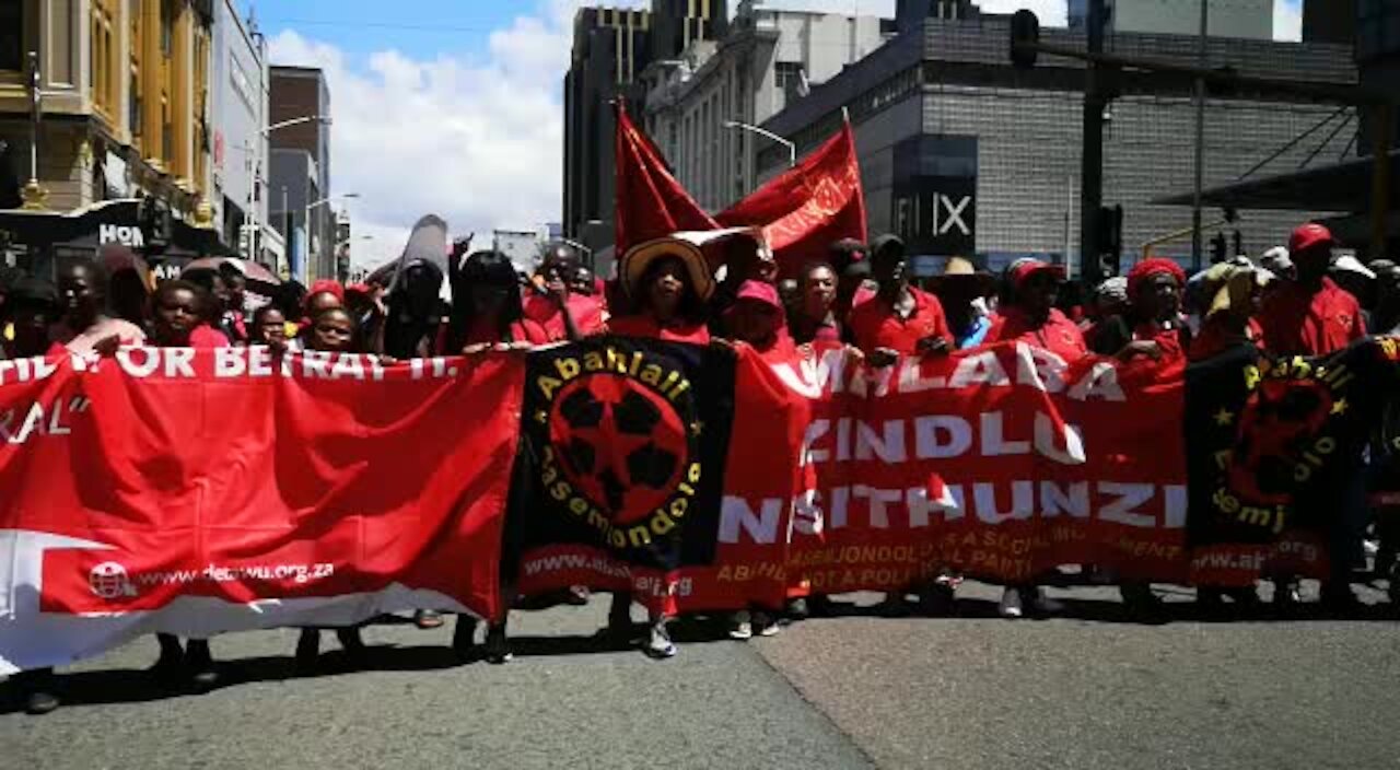 SOUTH AFRICA - Durban - Abahlali baseMjondolo movement SA march (Videos) (t7K)