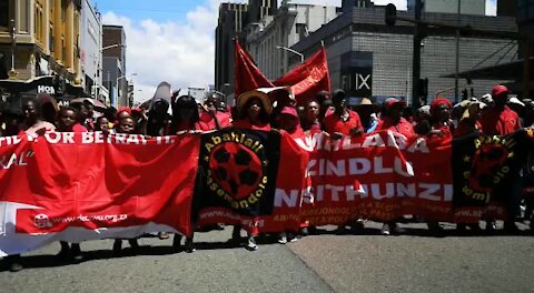 SOUTH AFRICA - Durban - Abahlali baseMjondolo movement SA march (Videos) (t7K)