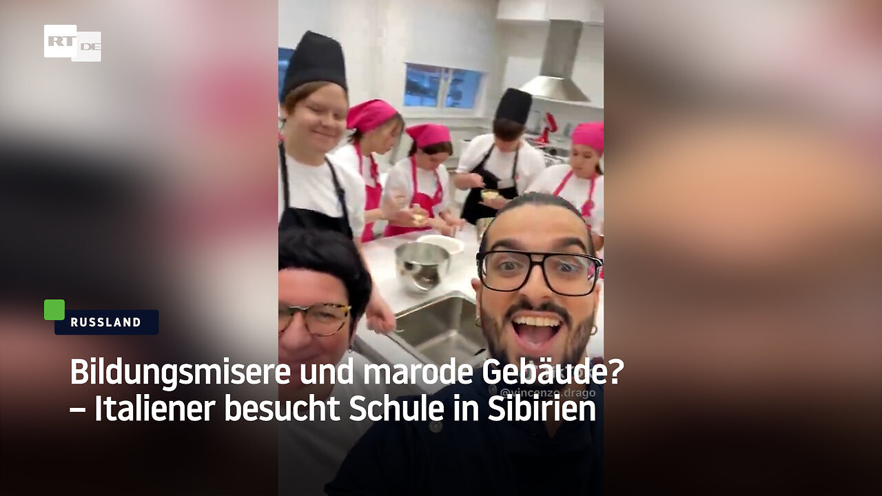 Bildungsmisere und marode Gebäude? – Italiener besucht Schule in Sibirien