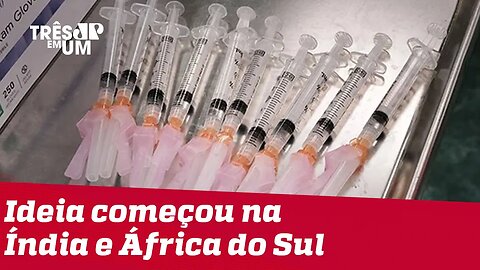 EUA anuncia apoio à suspensão de patentes de vacinas contra COVID-19