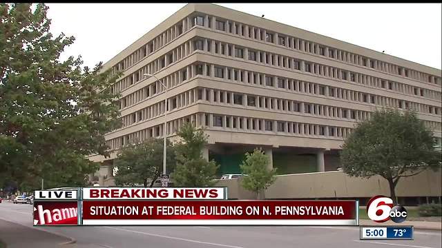 Suspicious package at Indianapolis federal building closes downtown street