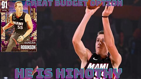 DUNCAN ROBINSON IS HIM BEST BUDGET SG RIGHT NOW