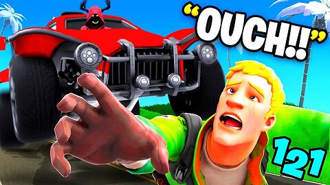 Trolling With ROCKET LEAGUE Car.. (Fortnite Update)