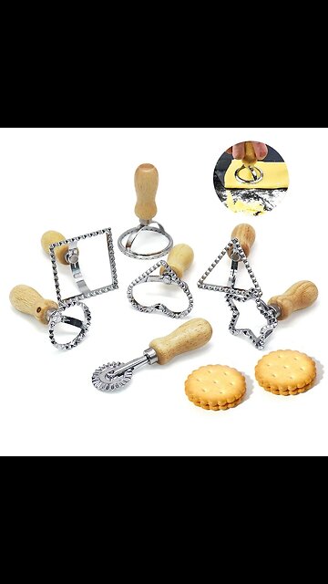 Manual Pasta Cookie Molds Ravioli Cutter Cookie Press Mold