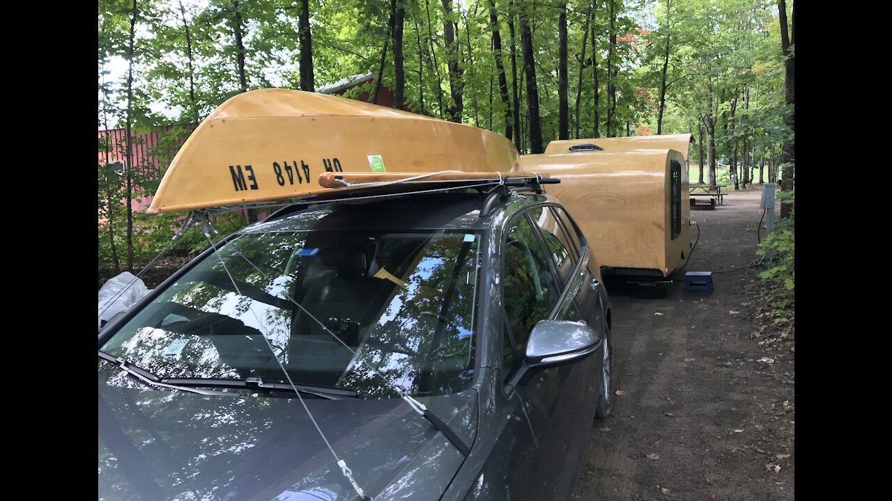 Sailing Nomad: Sailing Kayak First Time on Lake Superior! (Plus Lake Erie, and Teardrop Camper)