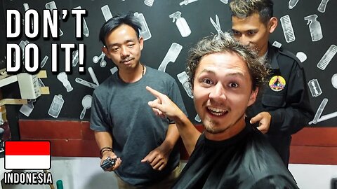 $0.67 Haircut in Indonesia [Episode 7]