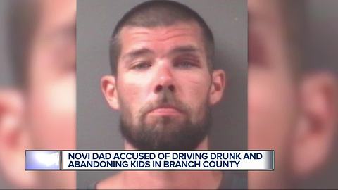 Novi father accused of driving Super Drunk with young children in the car