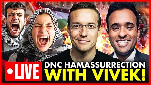 LIVE With Vivek At DNC Protester Rally 🇺🇸👊🏼