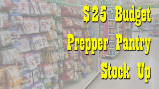 $25 Budget Prepper Pantry Haul from Dollar Tree ~ Stock Up