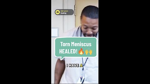 Torn Meniscus HEALED! 🔥🙌