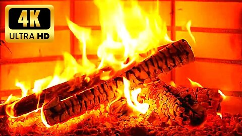 BEST FIREPLACE 4K 🔥 Crackling Fire Sounds & Relaxing Fireplace🔥Fireplace Ambience, Fireplace Burning