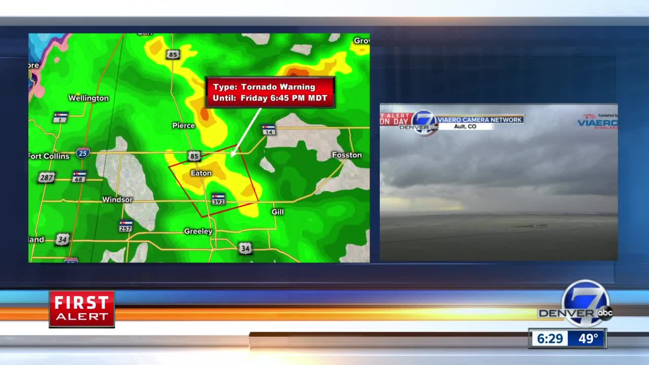 First tornado of the season reported north of Greeley