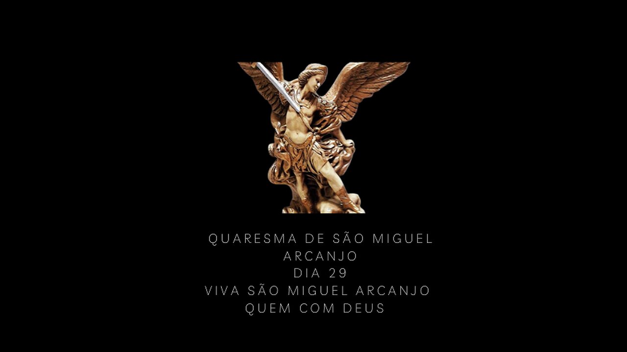 QUARESMA DE SÃO MIGUEL ARCANJO