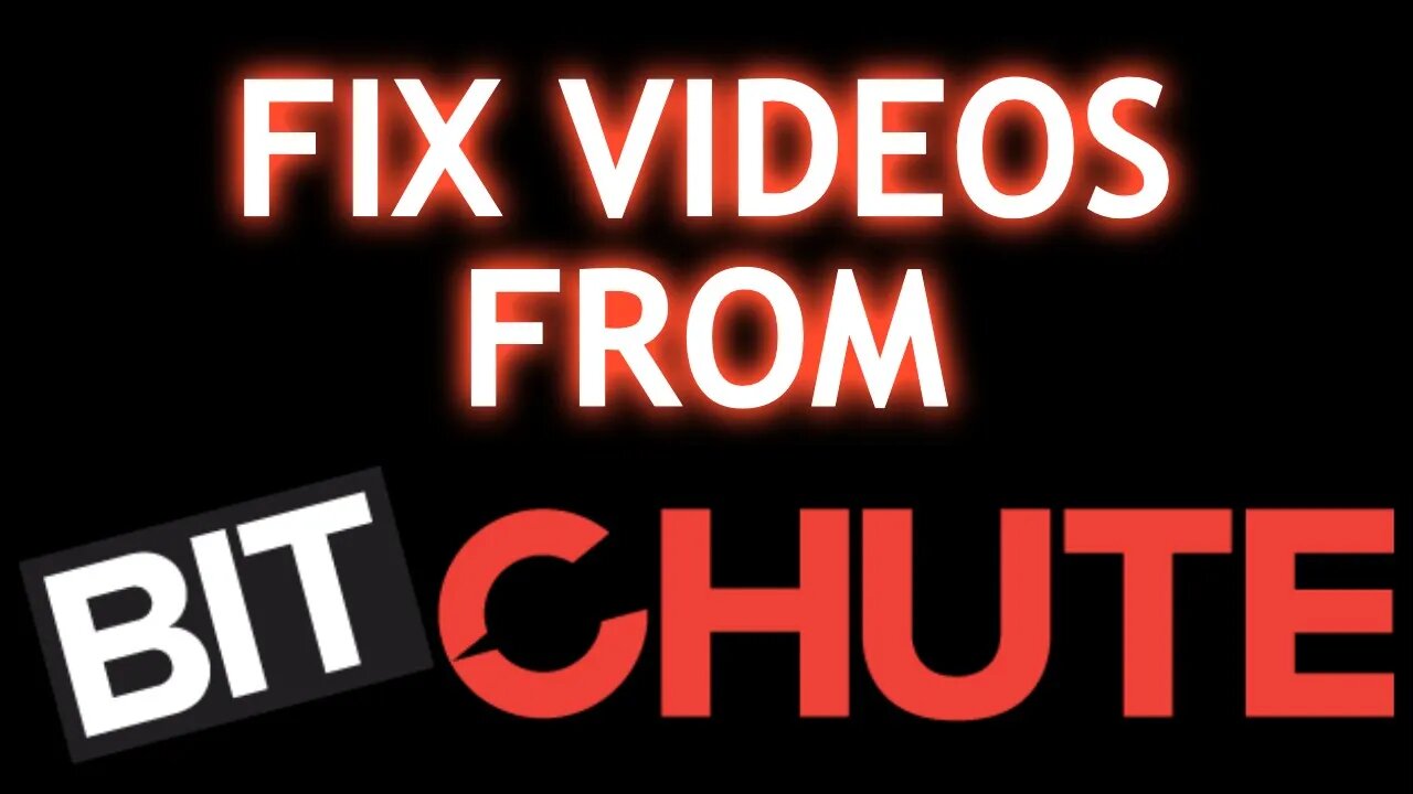 Arreglar videos de BitChute que no se reproducen