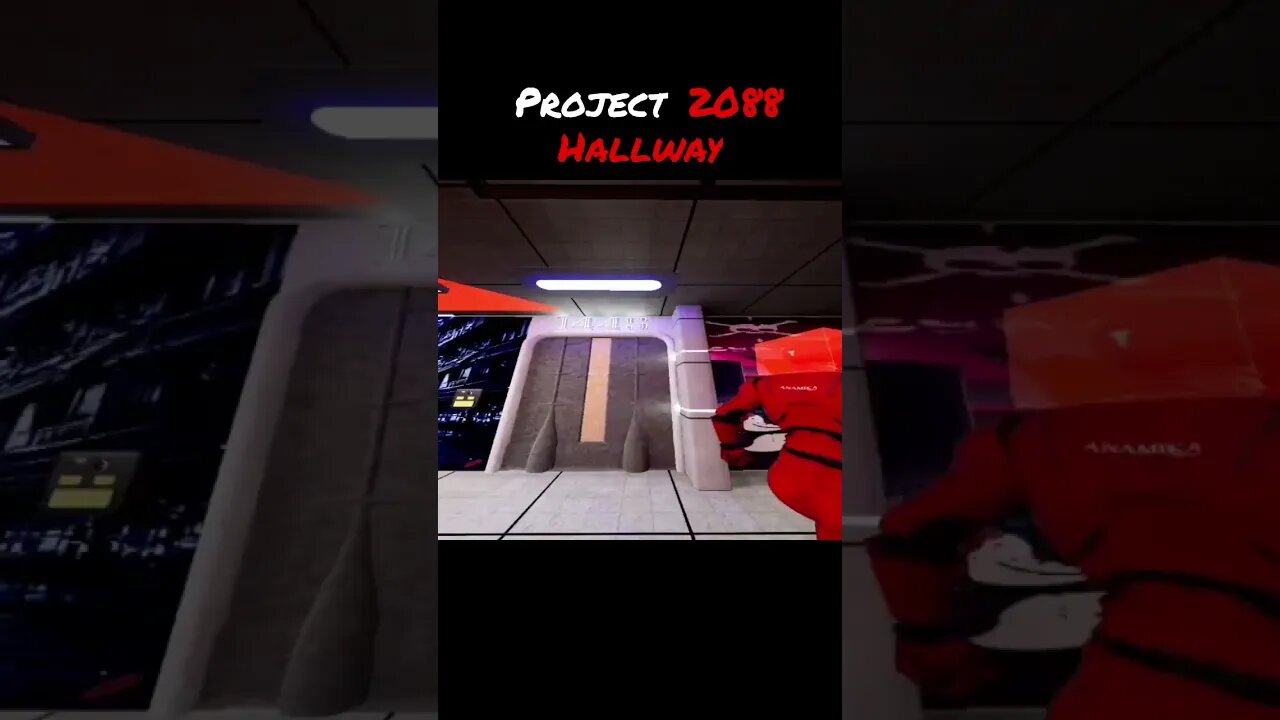 Project 2088 - Hallway - Version IV - #fyp #shorts #neon #shortvideo