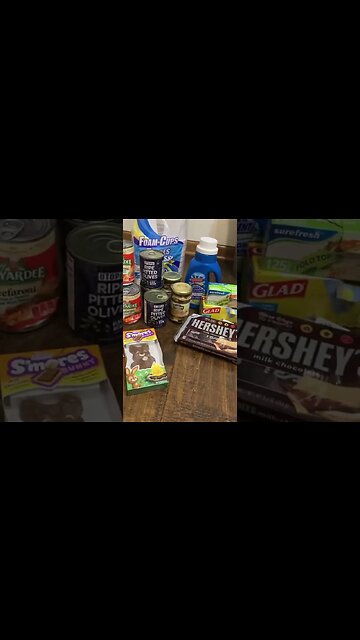 Donations for the food pantry