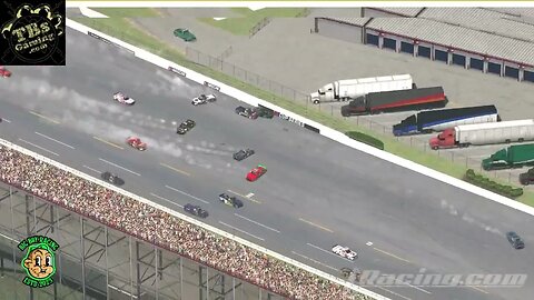 Big accident in 52 Truck field at Dega prt1 #iRacing #simracing #nascar #bigboyracing #racing