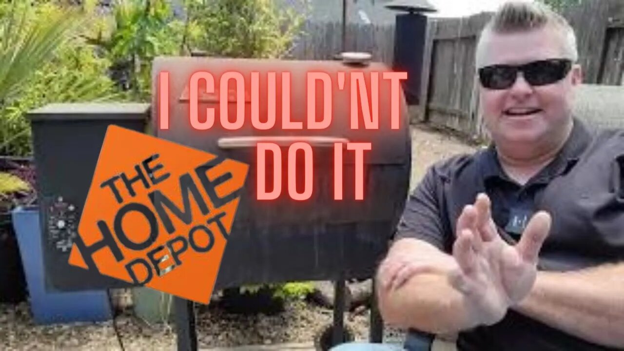 My Home Depot Treager BBQ Flip Video