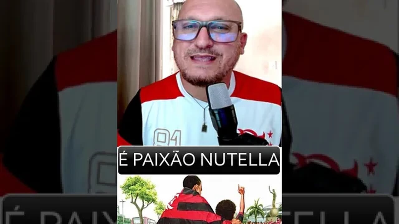 🔴⚫ Você usa camisa do seu time ❓ Olhem esse NUTELLA 🫣