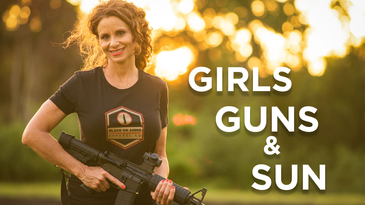 Girls Guns and Fun- A Photo Shoot for Black On Ammo Apparel