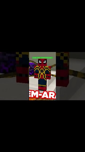 MINECRAFT: ATHOS VIROU O ATHOS ARANHA! #shorts