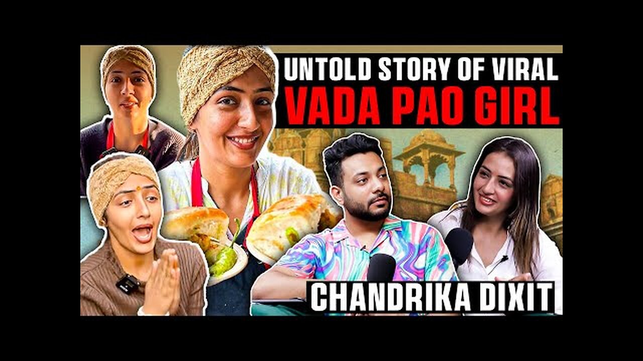 Viral Vada Pav Girl Real Story 😱 ft. Chandrika Dixit