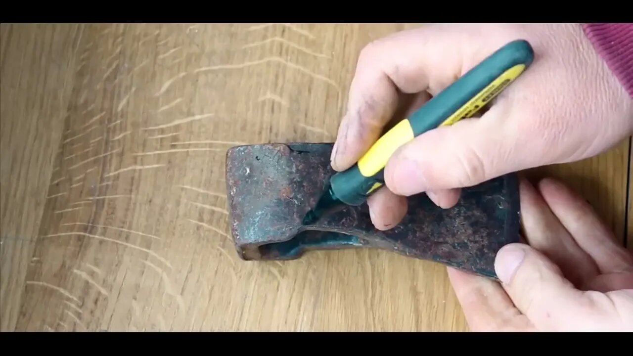 Old axe restoration. Restoration and customization-4