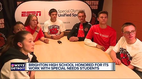 Brighton High honored by ESPN, Special Olympics