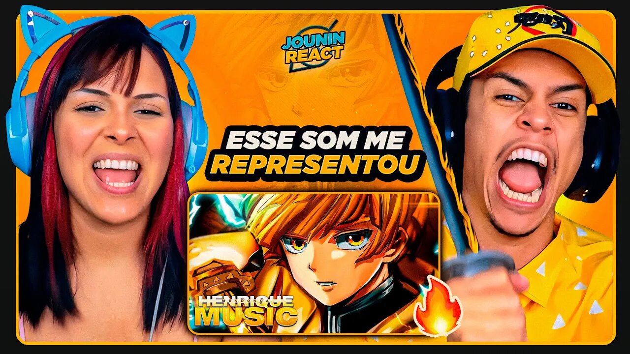 ENLOUQUECI reagindo ao som do ZENITSU | "Like a Thunder" | Henrique Mendonça | [React em Casal] 🔥