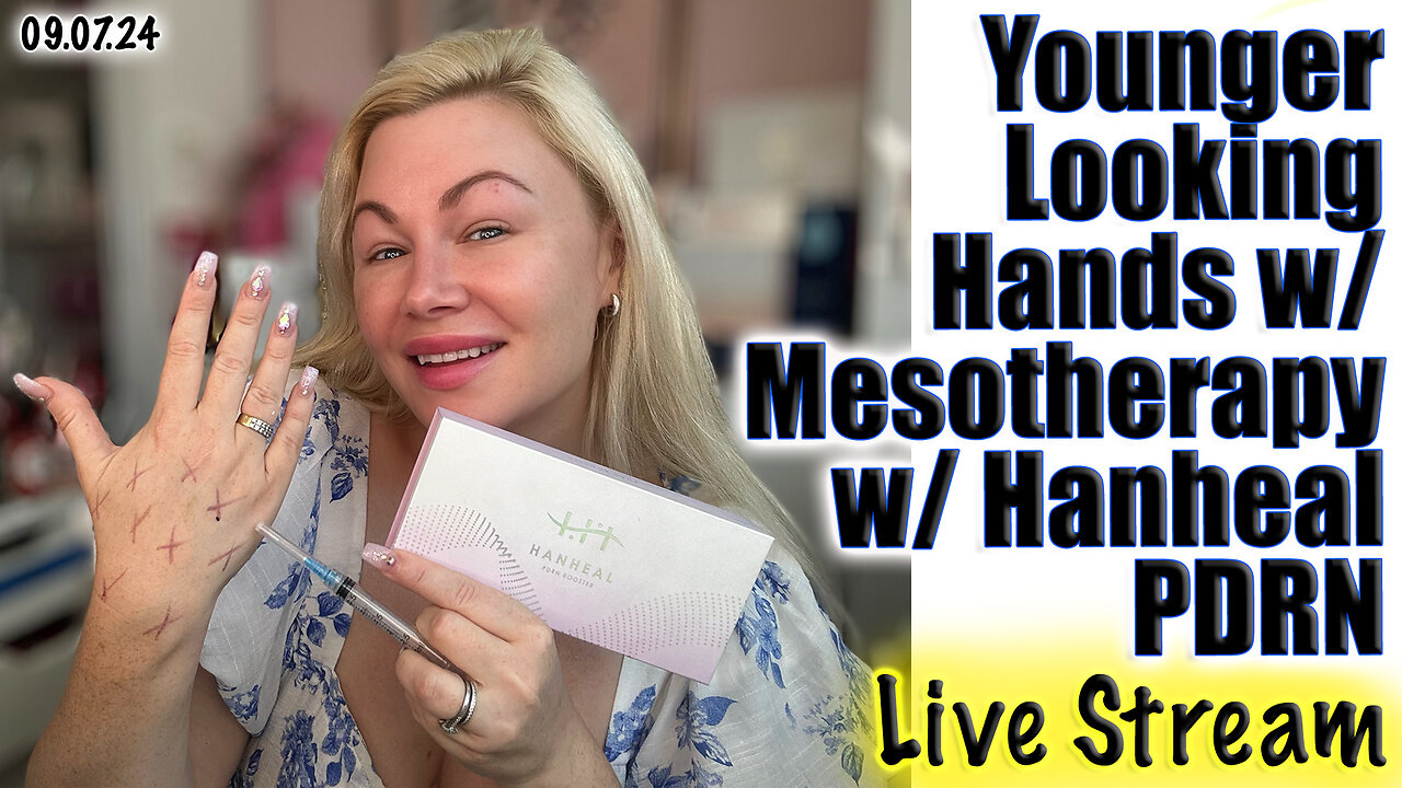 Live Younger Looking Hands w/ Hanheal PDRN Mesotherapy! AceCosm.com and code Jessica10 Saves