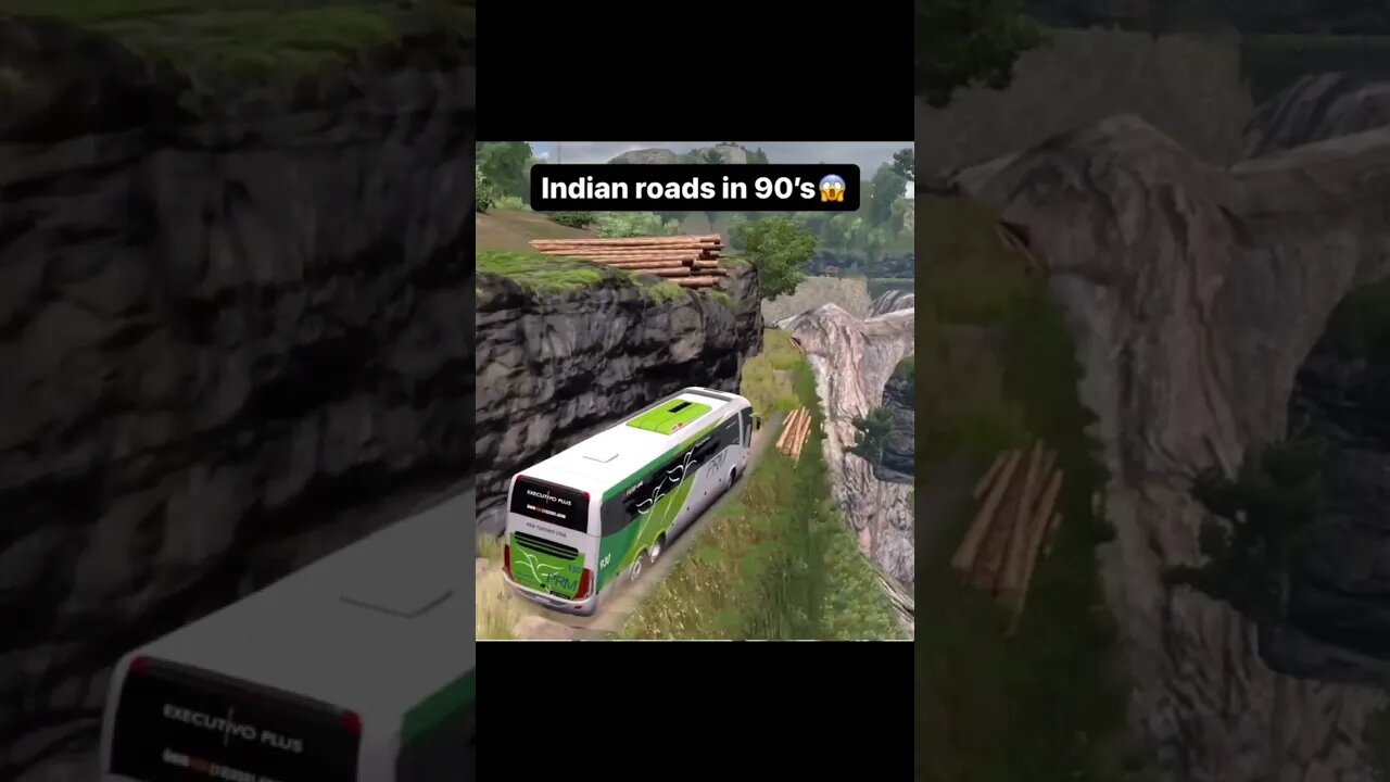 Indian roads in 90's 😱 #viral #shorts #trendingshorts #busgames