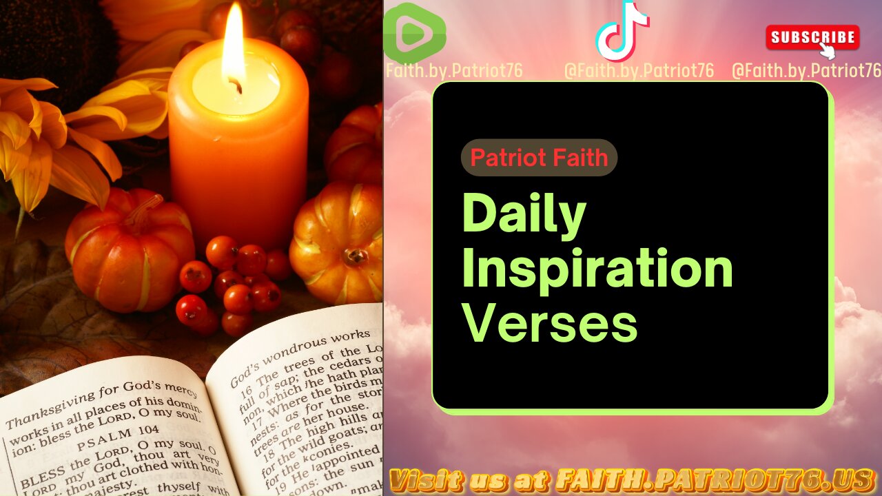 Daily Bible Verses That Will IGNITE Your Faith and Passion!