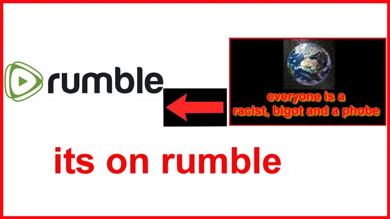 dear white people, wokies/sjws and pocs...is on rumble