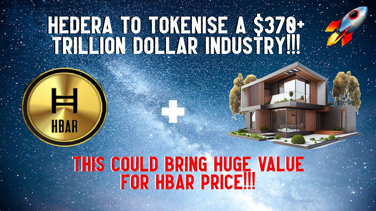 Hedera Tokenise A $370 Trillion Dollar Plus Industry!!!