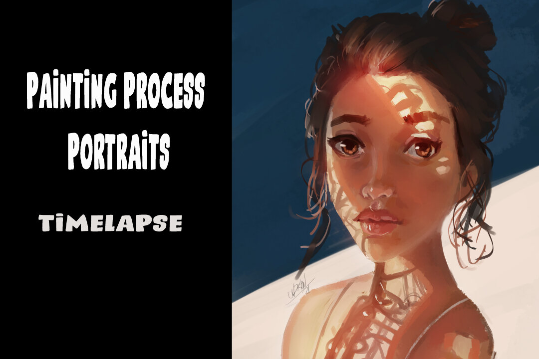 Portrait Process - Timelapse