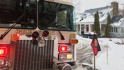 pompiers Hudson 24 décembre