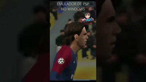 EMULADOR DE PSP NO WINDOWS RODANDO PES 2019 #shorts #emulador #jogos #psp #pes