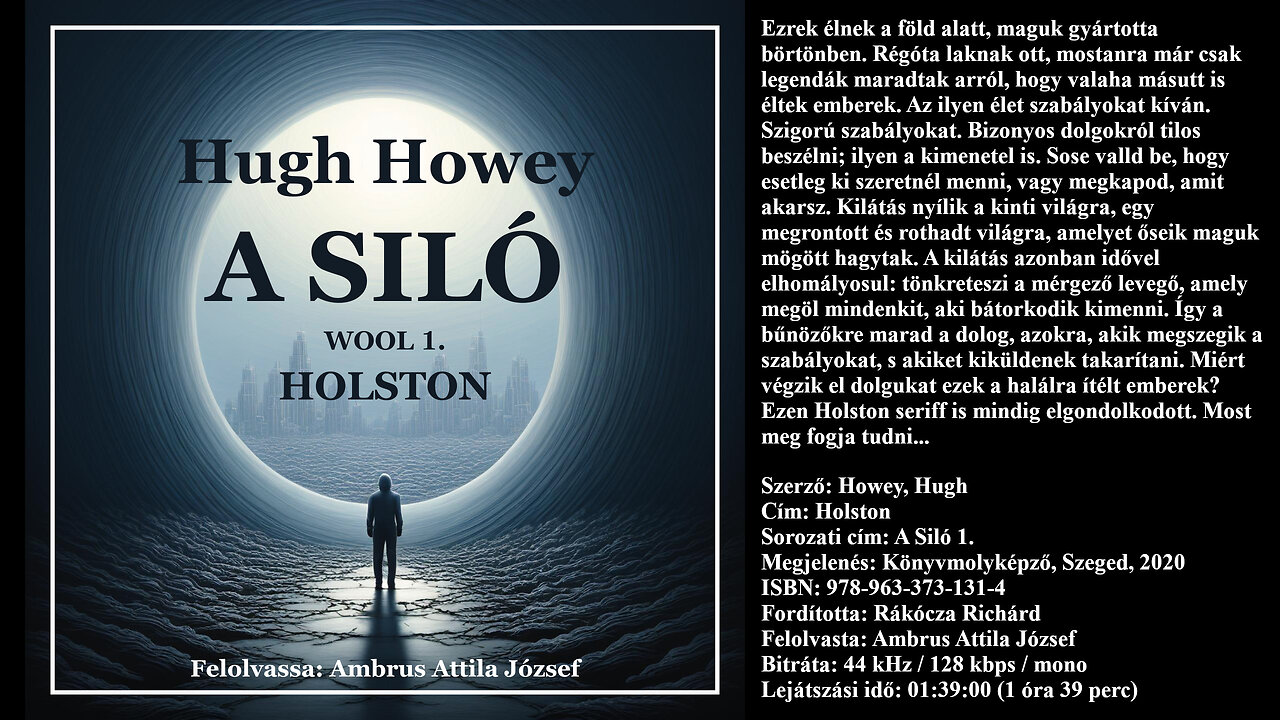 Howey, Hugh: Holston (A Siló 1.). Könyvmolyképző, Szeged, 2020