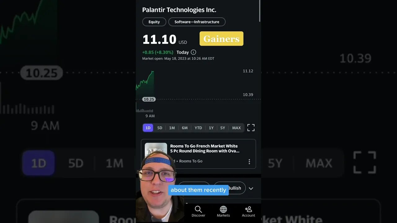 Stock Market News Today feat: Palantir Technology, Walmart, Netflix