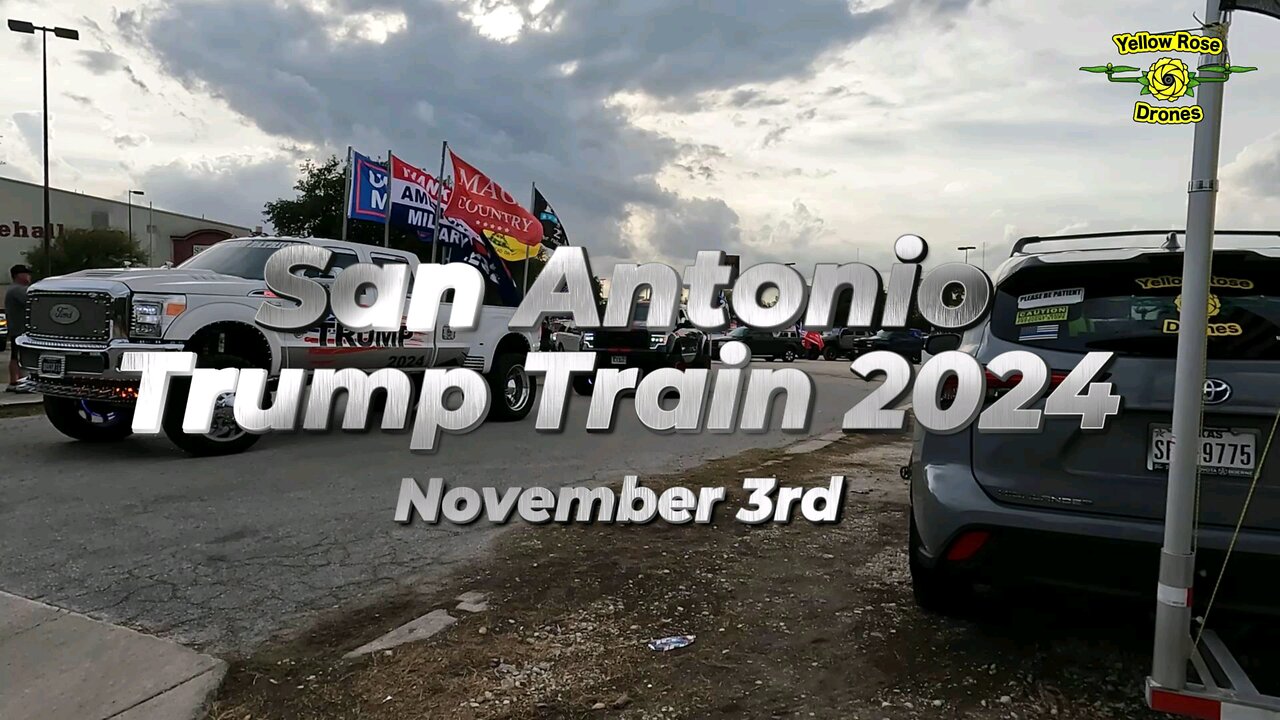 Final Trump Train Rally in San Antonio on Nov 3rd 2024