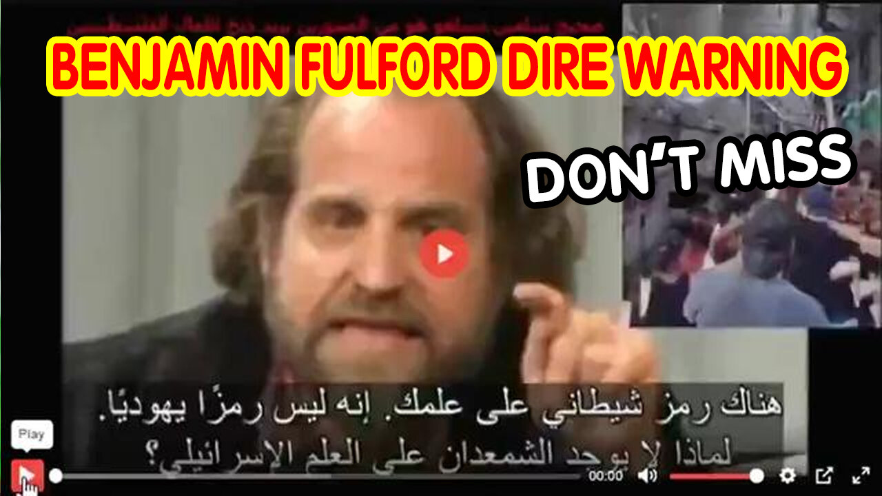 Benjamin Fulford BOBMSHELL "This Is Our Last Chance to Get Rid of These Satanists"