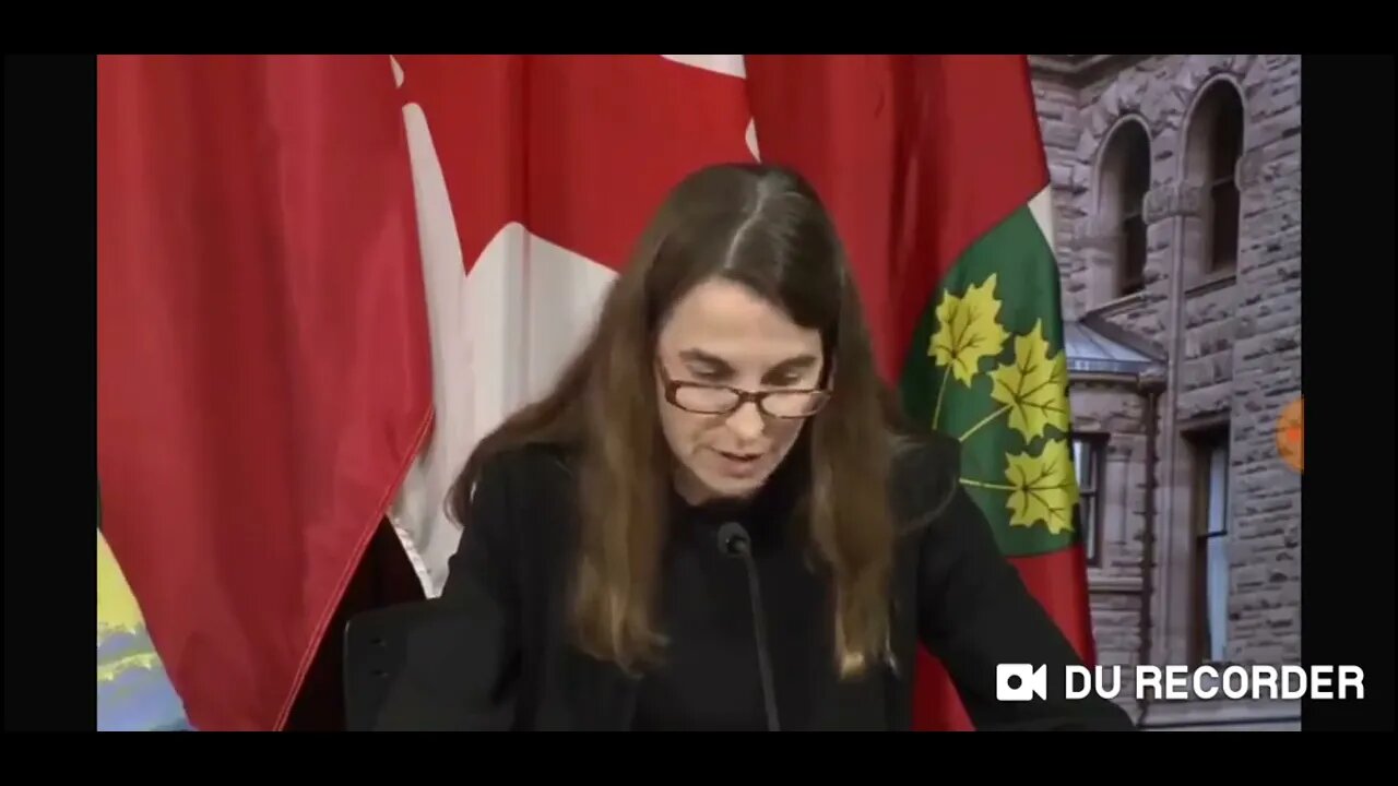 Government of Ontario press-conference on the adverse effects of 5G