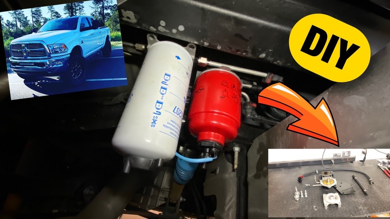 Donaldson/Cat Fuel Filter Relocation Kit DIY (4th Gen 2018 Ram 6.7L Cummins)